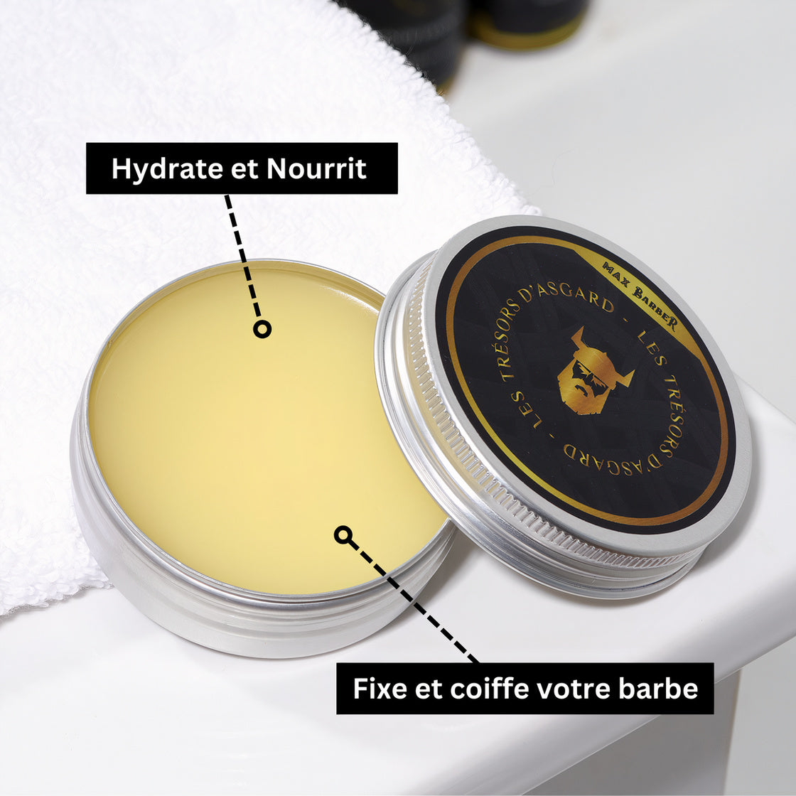 Asgard Bart-Styling-Balsam | Zähmen Sie Ihren Bart für einen perfekten Style