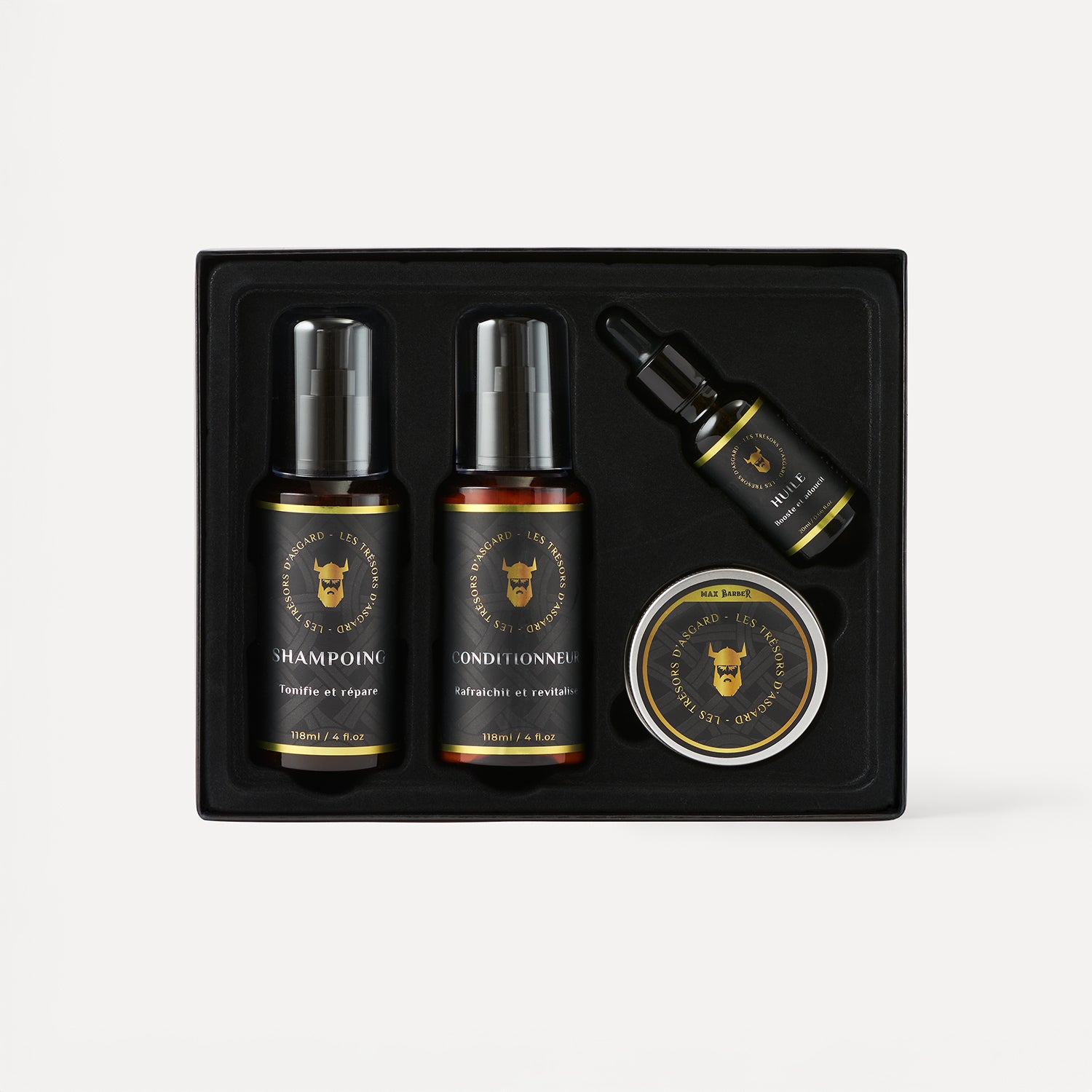 Les trésors d’Asgard | Coffret Complet Soin barbe 4-en-1