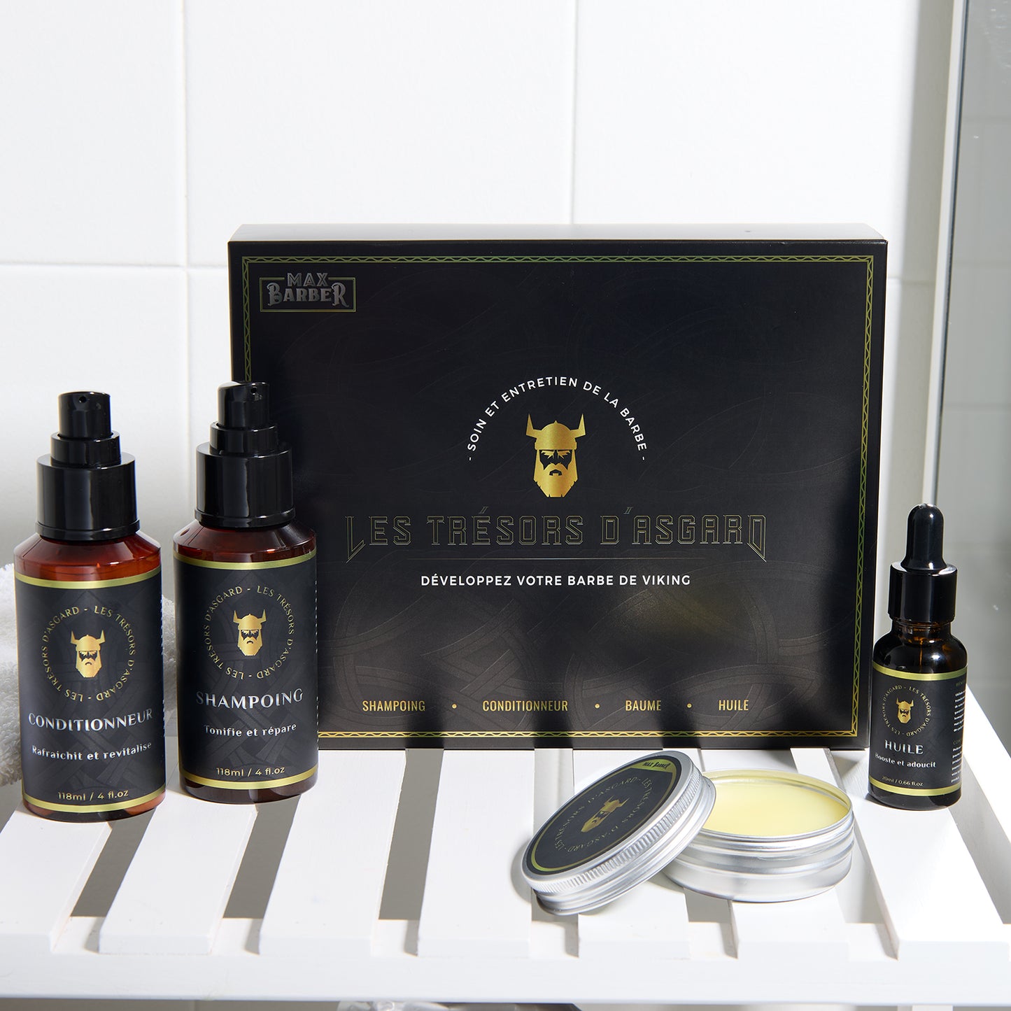 Die Schätze von Asgard | Komplettset Bartpflege 4-in-1