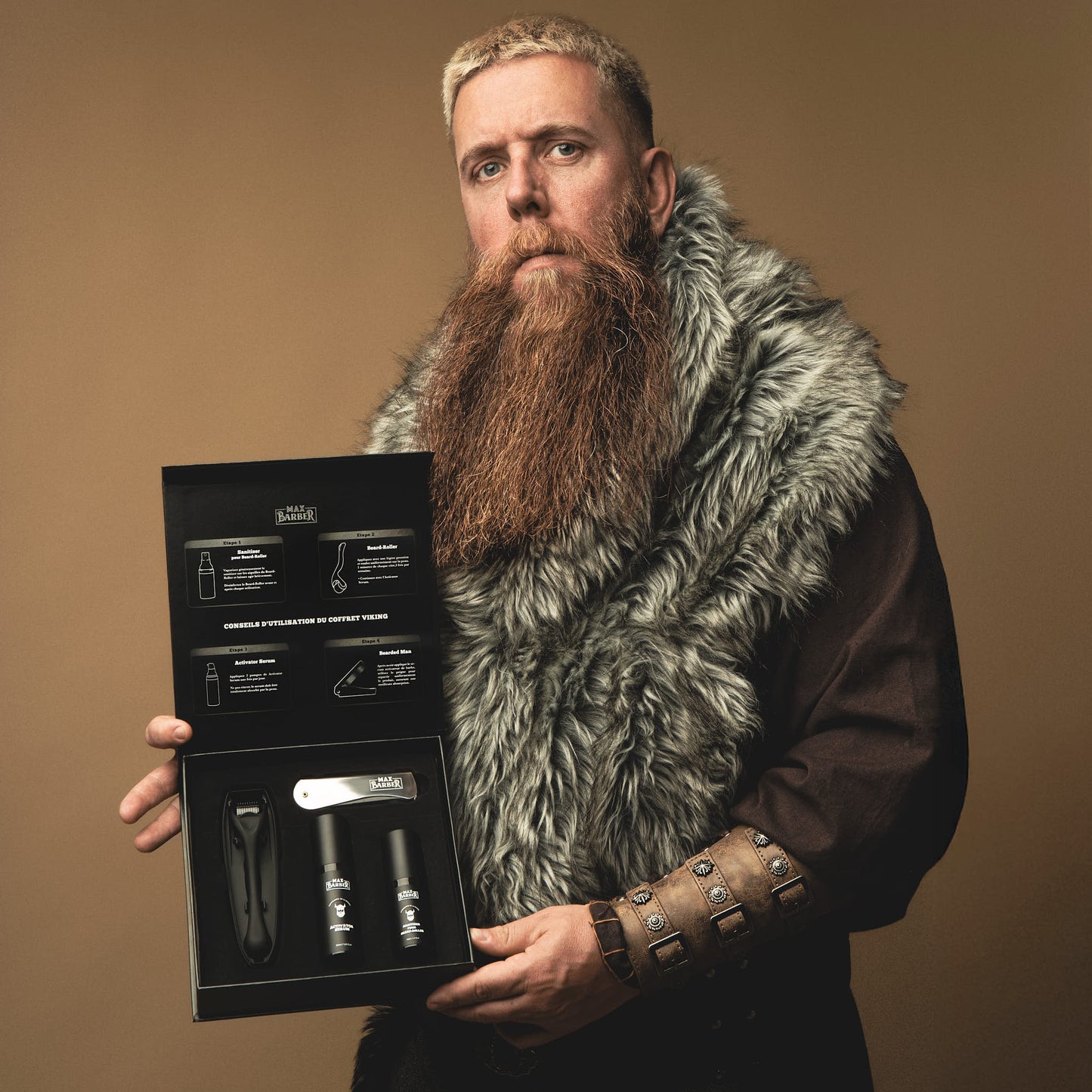 Coffret Viking | Kit Professionnel Pousse Barbe
